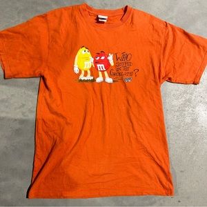 M&m world orange shirt